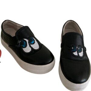 SAFIYA- Leather  - Slip on  sneakers  👀.   6 US/CA